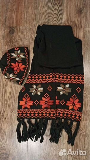 Женский шарф и шапка
