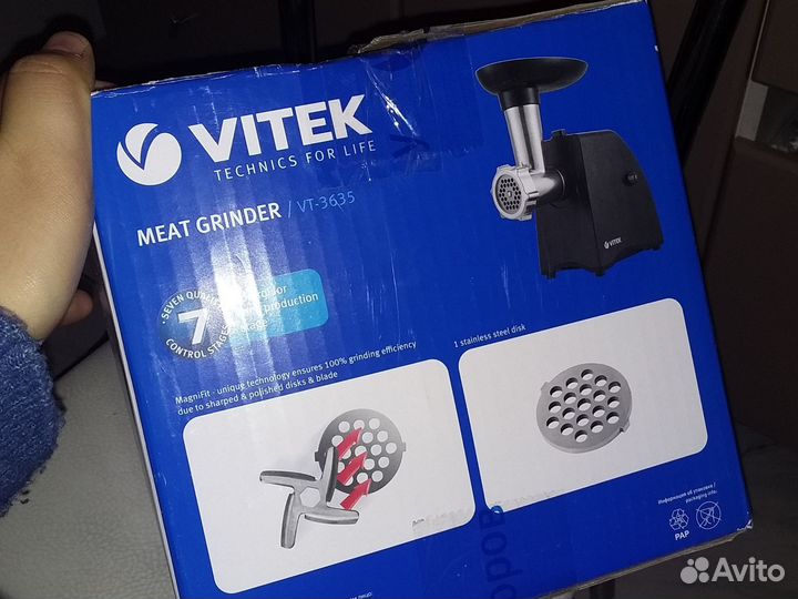 Электромясорубка vitek vt-3635