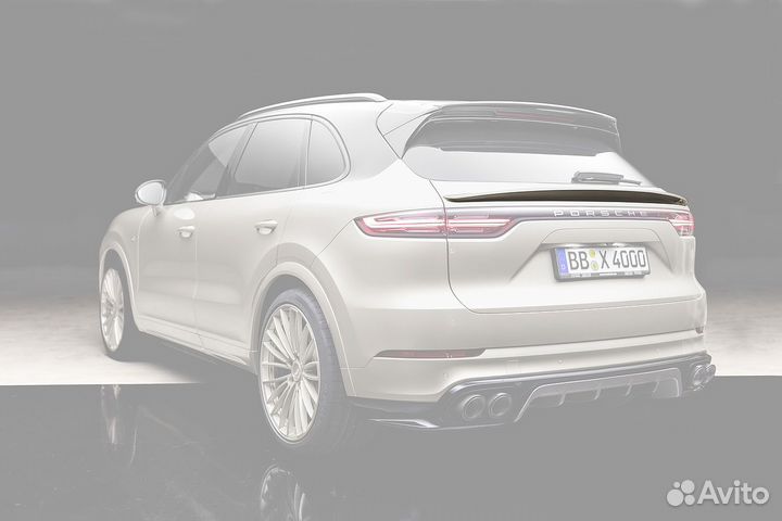 Спойлер techart на порше кайен