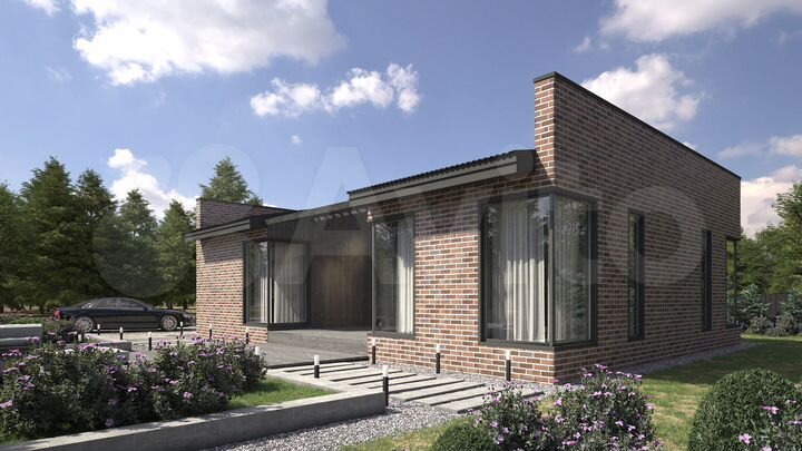 Коттедж 94 м² на участке 8,6 сот.