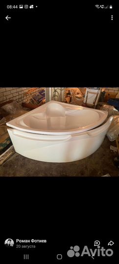 Ванна угловая Дрова