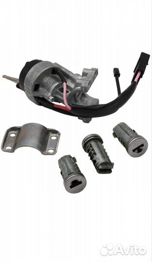 Замок зажигания ваз 2190 в сборе с личинками