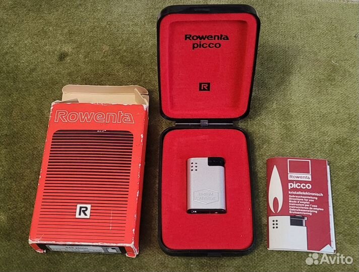 Коллекционная винтажная зажигалка Rowenta Germany