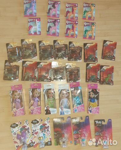 Тролли, Май Литл пони, принцессы Дисней, динозавры