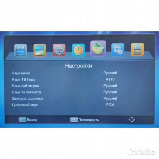 Тв ресивер DVB-T2/C Орбита OT-DVB02 (Wi-Fi)