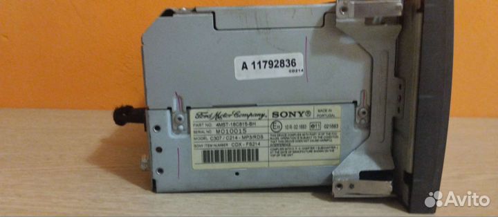 Магнитола штатная Soni на Форд фокус2