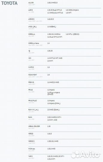 Свечи зажигания, комплект NGK ilkar7B11 Toyota