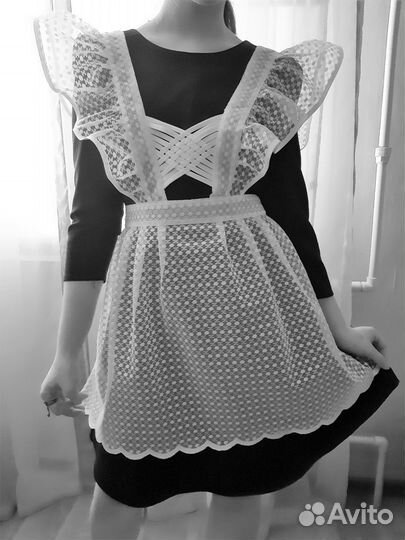 Фартук+банты, лента Выпускник, новое