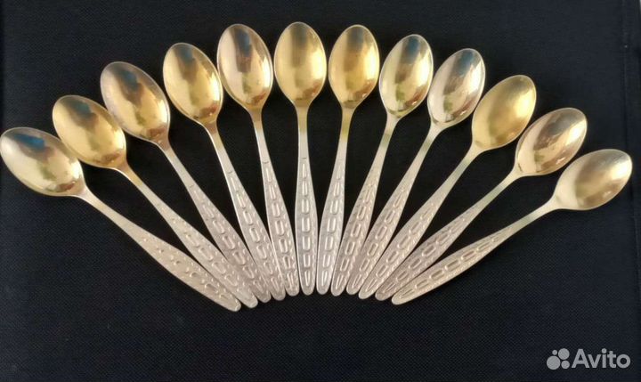 Мельхиоровые ложки чайные СССР