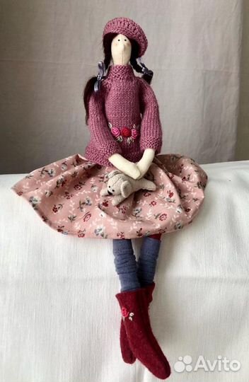 Текстильная кукла в стиле Тильда