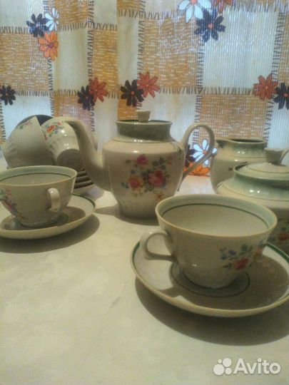 Фарфоровый сервиз СССР Дулево