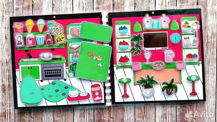 Альбом на липучках Тока Бока