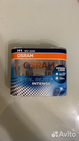 Лампочки h1 osram cool blue intense