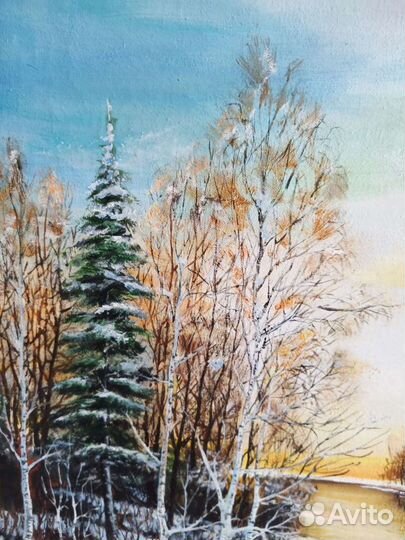 Картина маслом на холсте пейзаж