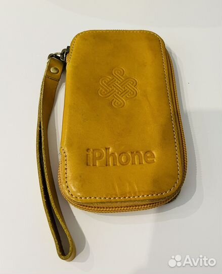 Чехол для телефона натуральная кожа из Монголии