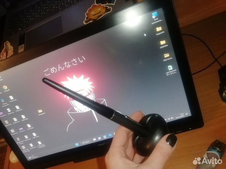 Графический планшет экранник экран huion kamvas 20