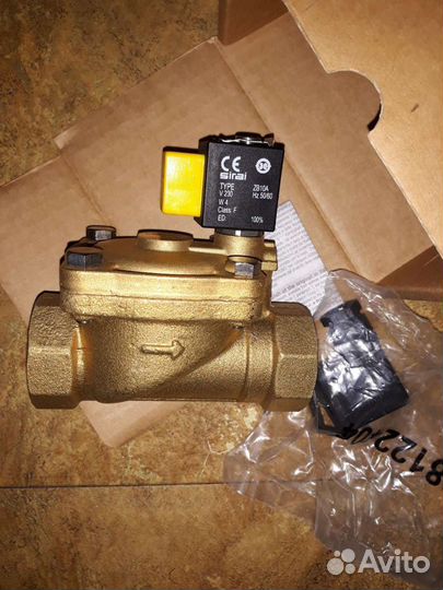 Электромагнитный соленоидный клапан 220в 1