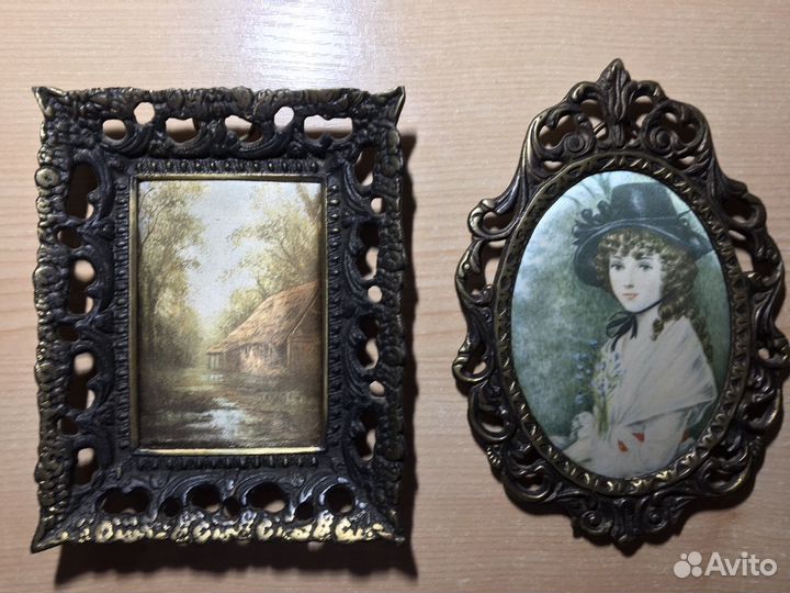 Картина шелкография винтаж