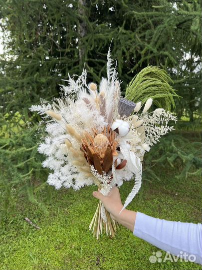 Букет из сухоцветов, букет, интерьерный букет