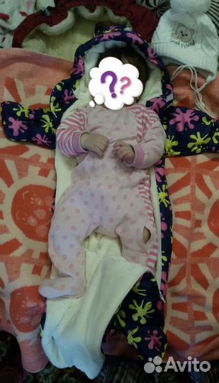 Комбинезон до 6 мес новый (74р)