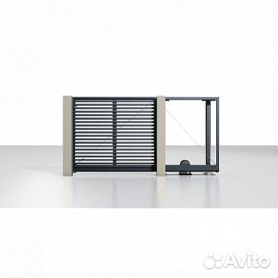 Откатные ворота под ключ