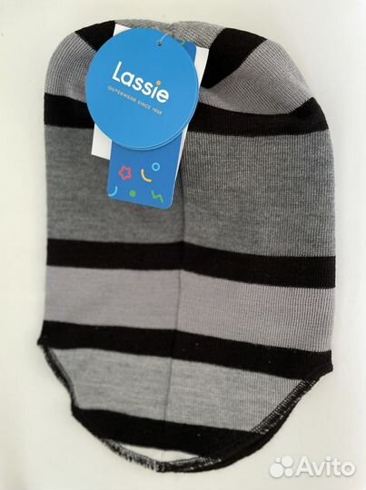 Шапка шлем lassie 48, 50 р (серый)