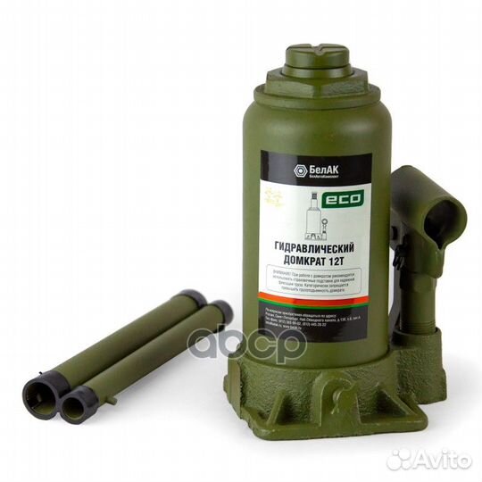 Бак.70018 домкрат бутылочный ECO 12 тонн бак.7