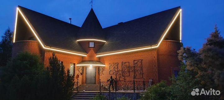 Дюралайт Неон Гирлянда Бахрома Свет