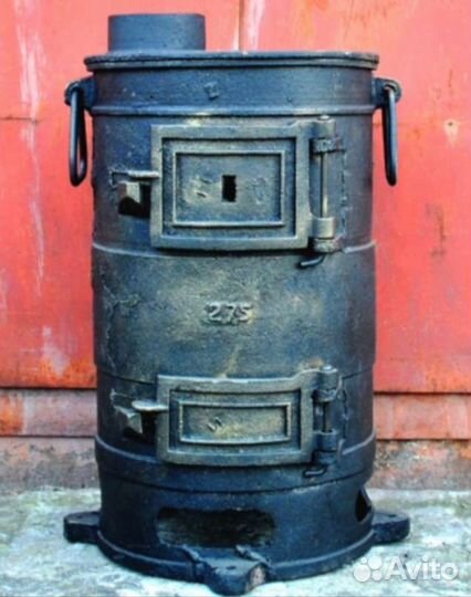 Завод Кагановича 1941 - старая чугунная печь СССР