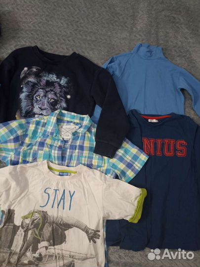 Вещи пакетом на мальчика 122 128