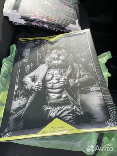 Картина на холсте львы не стареют новая