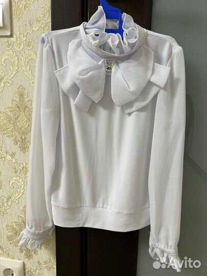 Блузка школьная для девочки размер 134