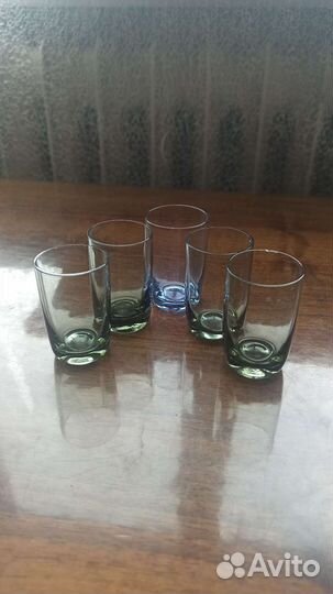 Фужеры и рюмки хрустальные