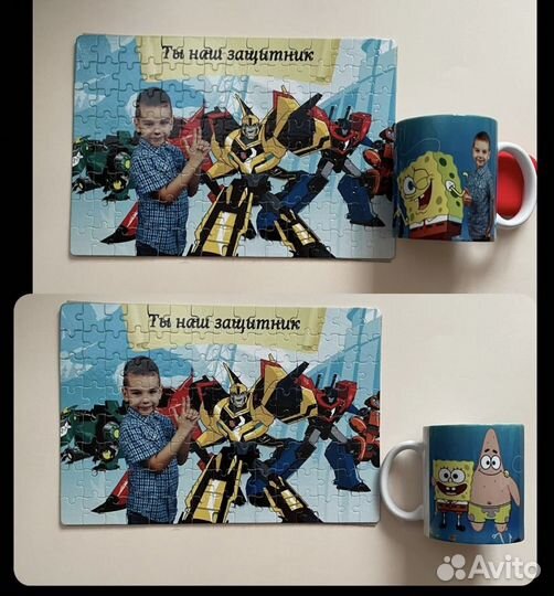 Сувенир магнитный фотопазл (пазл) в стиле love is