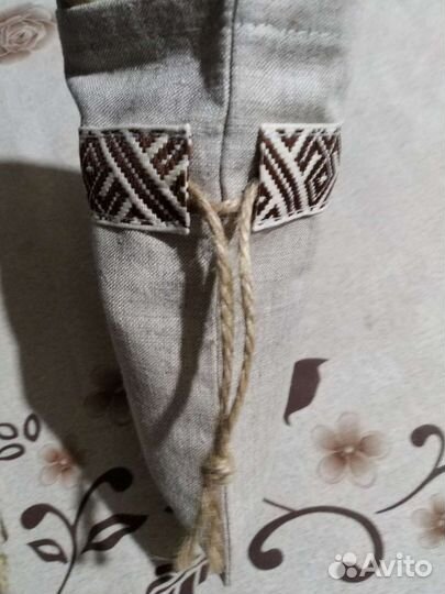 Экомешочки льняные с джутовыми завязками