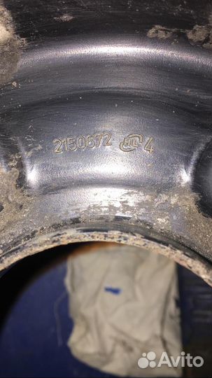 Диски стальные r15 и колпаки на KIA