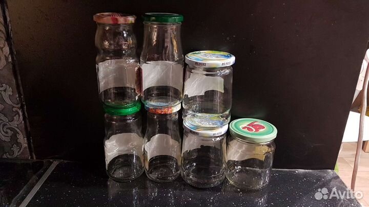 Банки разные винтовые до 1 л