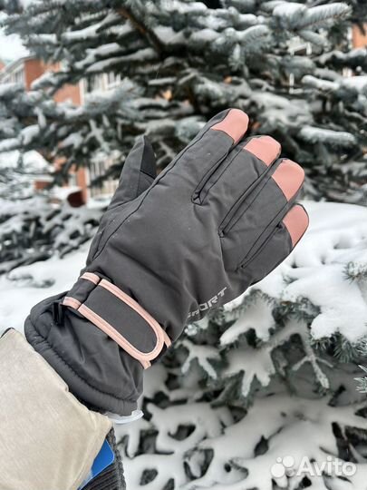 Горнолыжные перчатки, женские, размер М