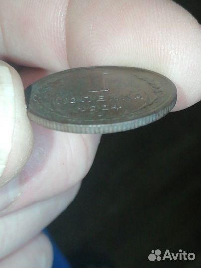 1 копейка 1924 г