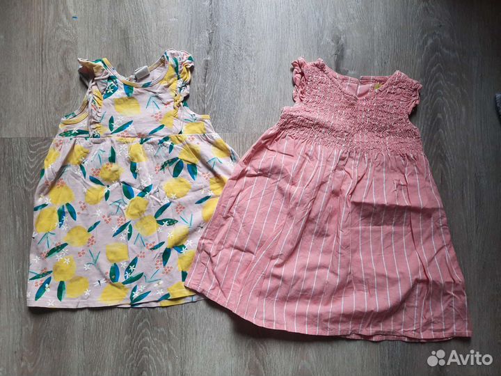 Летние вещи на девочку 86