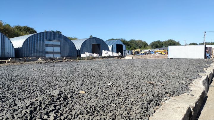 Склад на рампе и Открытая площадка, 140 м²