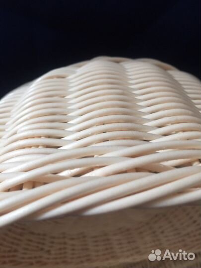 Корзина плетеная для сервировки полиротанг большая