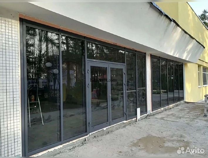 Окна, двери, витражи из алюминия на заказ