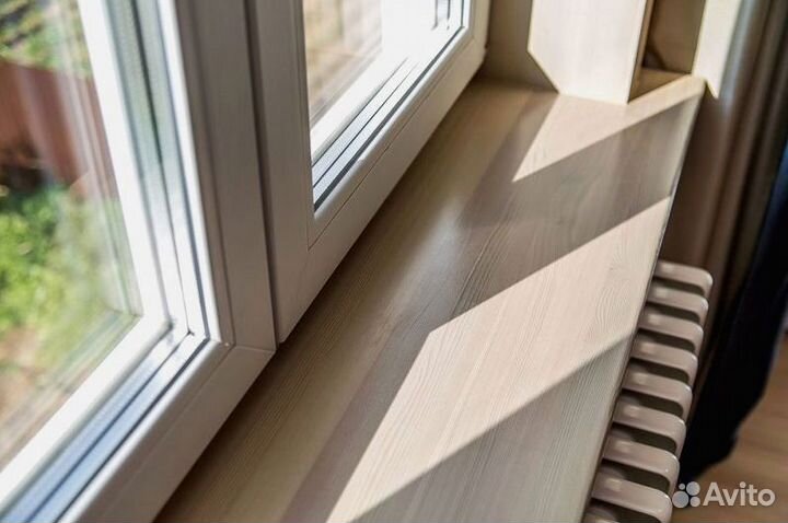 Деревянный подоконник из лиственницы