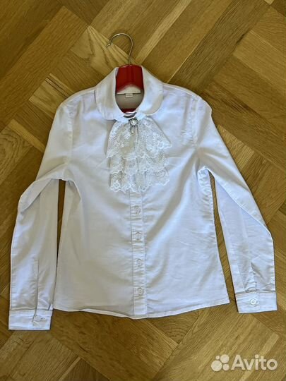 Школьная форма блузка с длинным рукавом нарядная