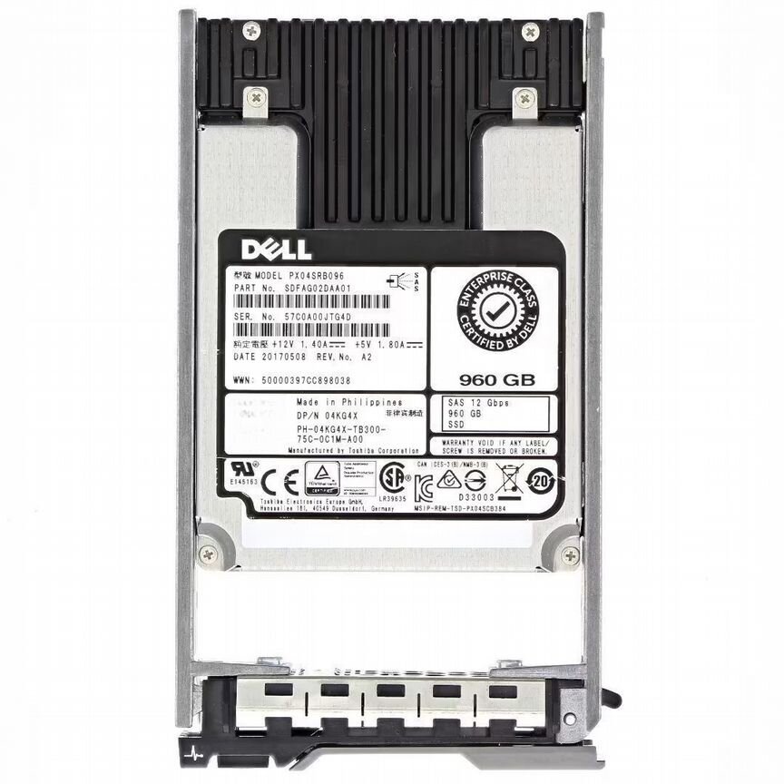 [4KG4X] Жесткий Диск Dell 960gb Sas 2,5" Ssd 4kg4x