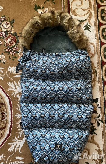 Зимний конверт в коляску