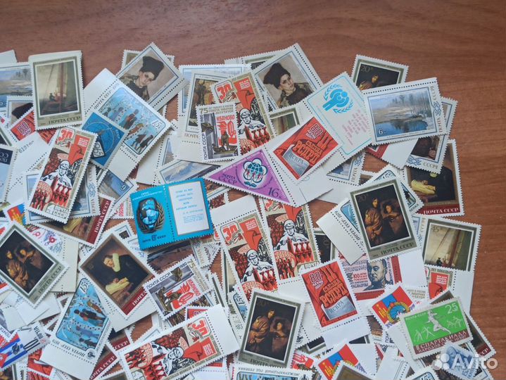 Оптовый лот: 155 чистых марок СССР