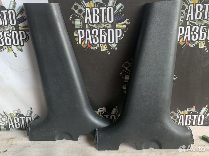 Chevrolet aveo накладки средних стоек