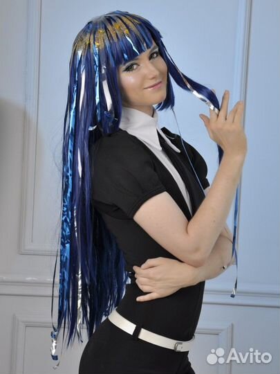 Парик косплей Самоцветы Ляпис Лазурь
